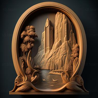 3D модель St Hudson River School (STL)